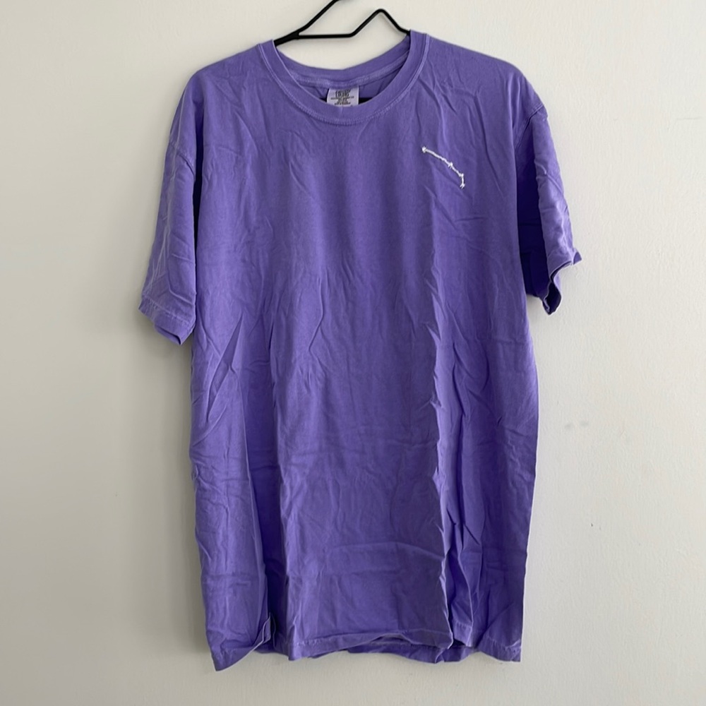 Embroidered Aries Comfort Colors T-Shirt